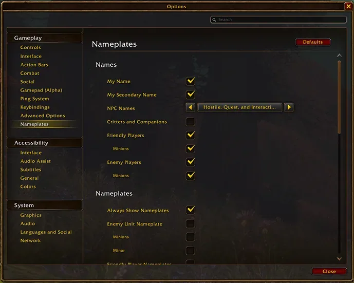 Create a Name of Your Own in WoW: Forever