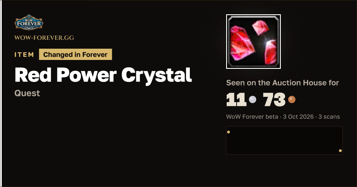 The preview card for Red Power Crystal
