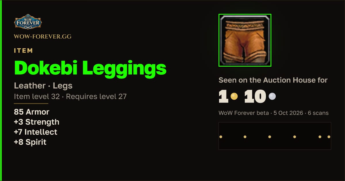 The preview card for Dokebi Leggings