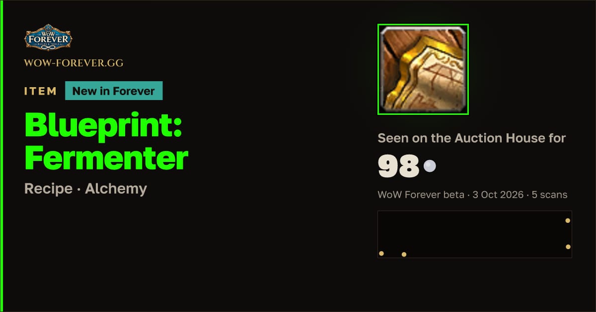 The preview card for Blueprint: Fermenter