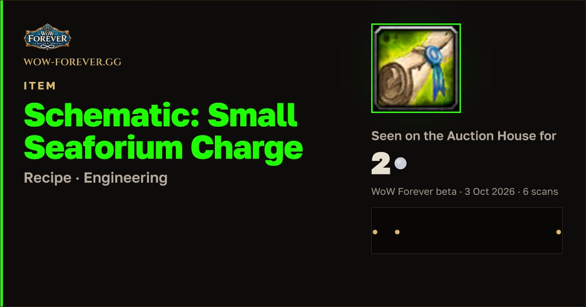 The preview card for Schematic: Small Seaforium Charge