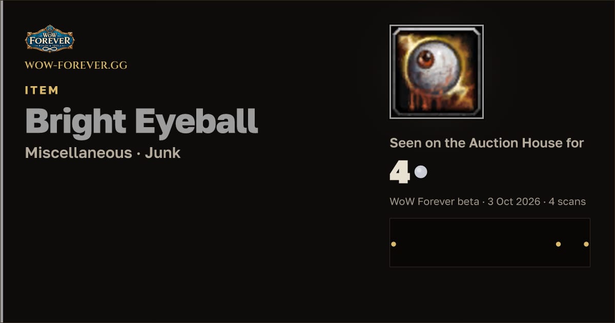 The preview card for Bright Eyeball