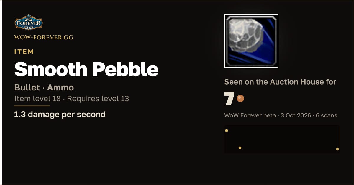 The preview card for Smooth Pebble