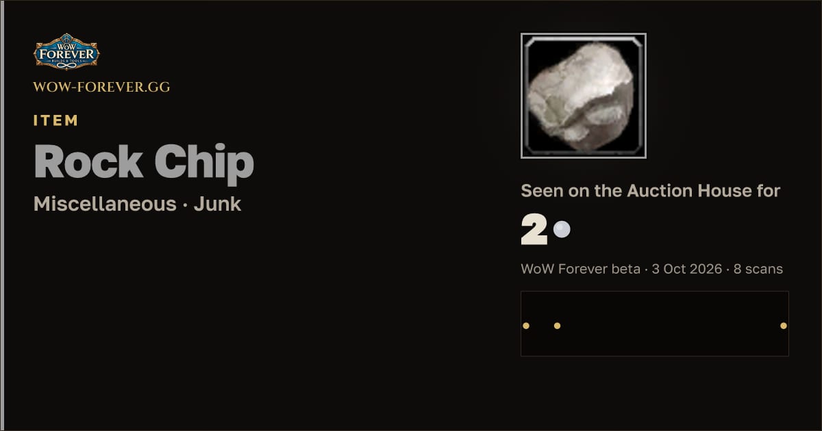 The preview card for Rock Chip