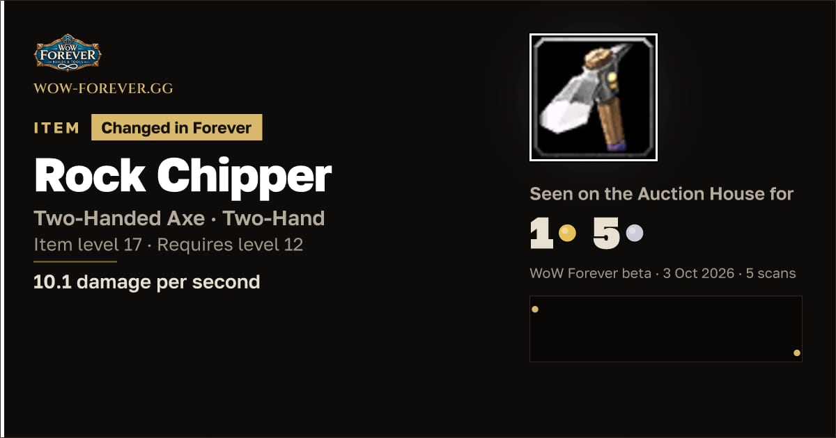 The preview card for Rock Chipper