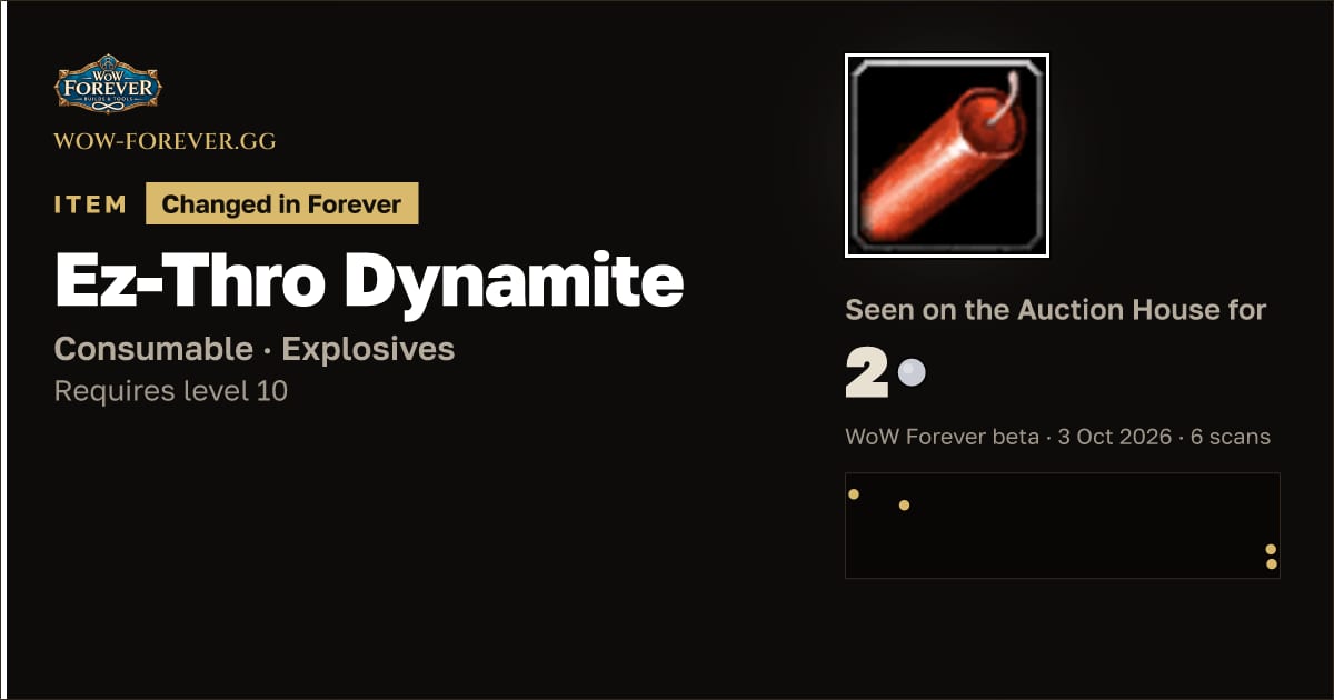 The preview card for Ez-Thro Dynamite