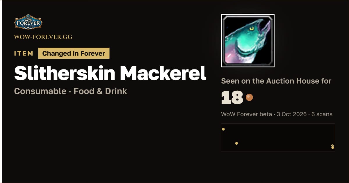 The preview card for Slitherskin Mackerel