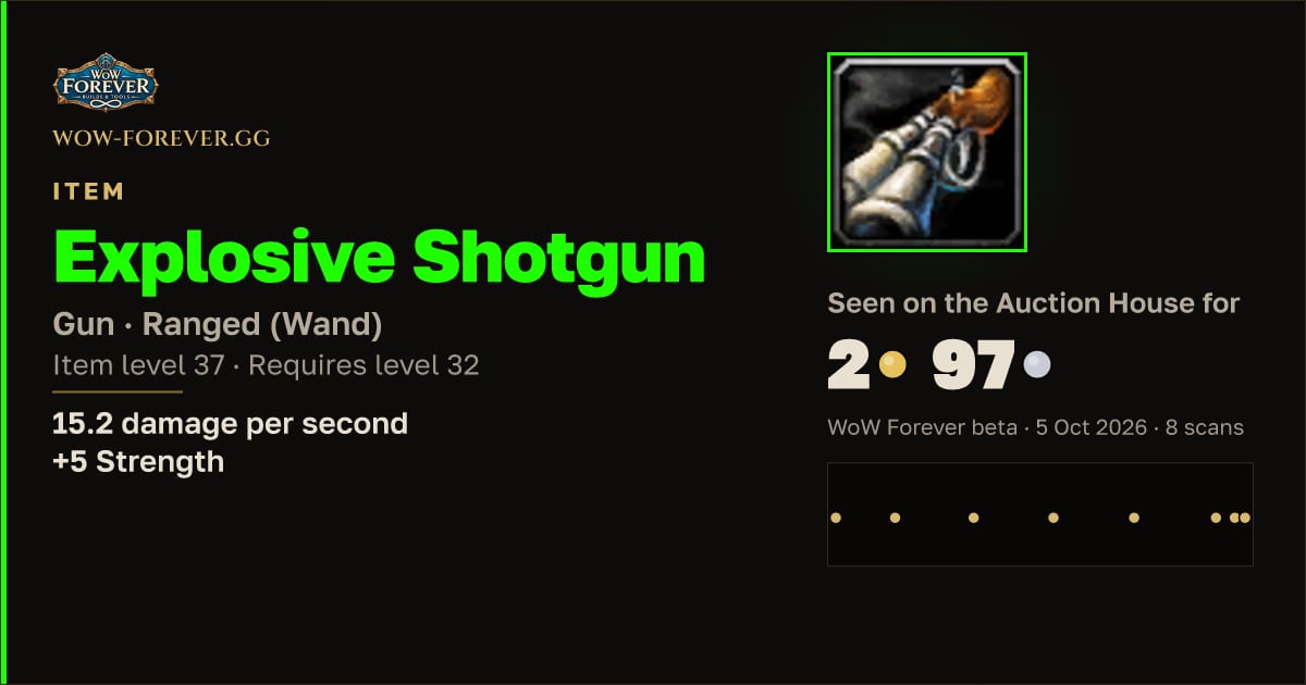 The preview card for Explosive Shotgun