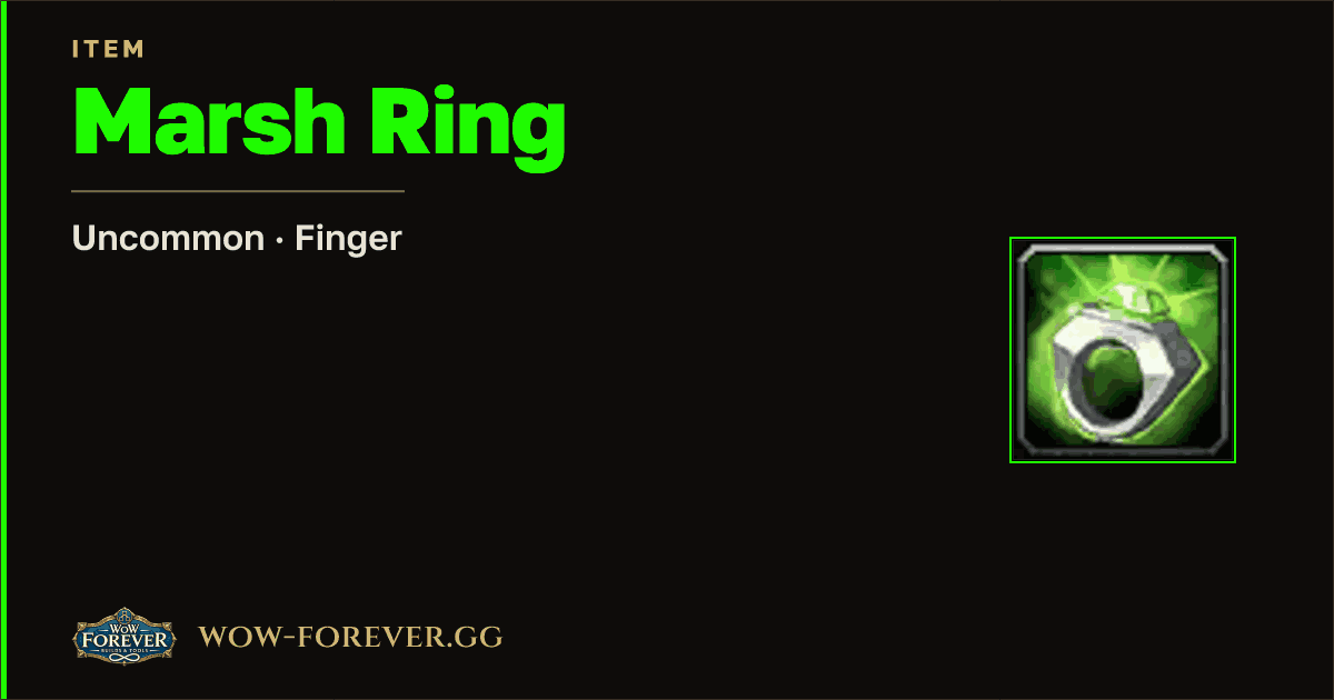 The preview card for Marsh Ring