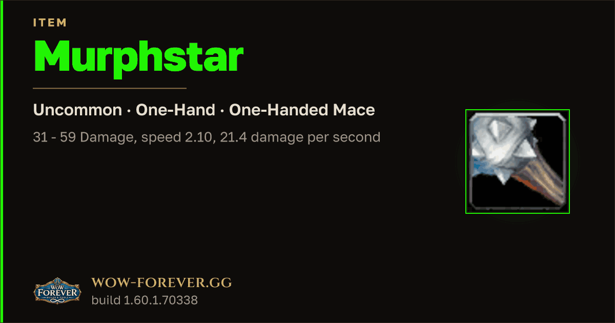 The preview card for Murphstar