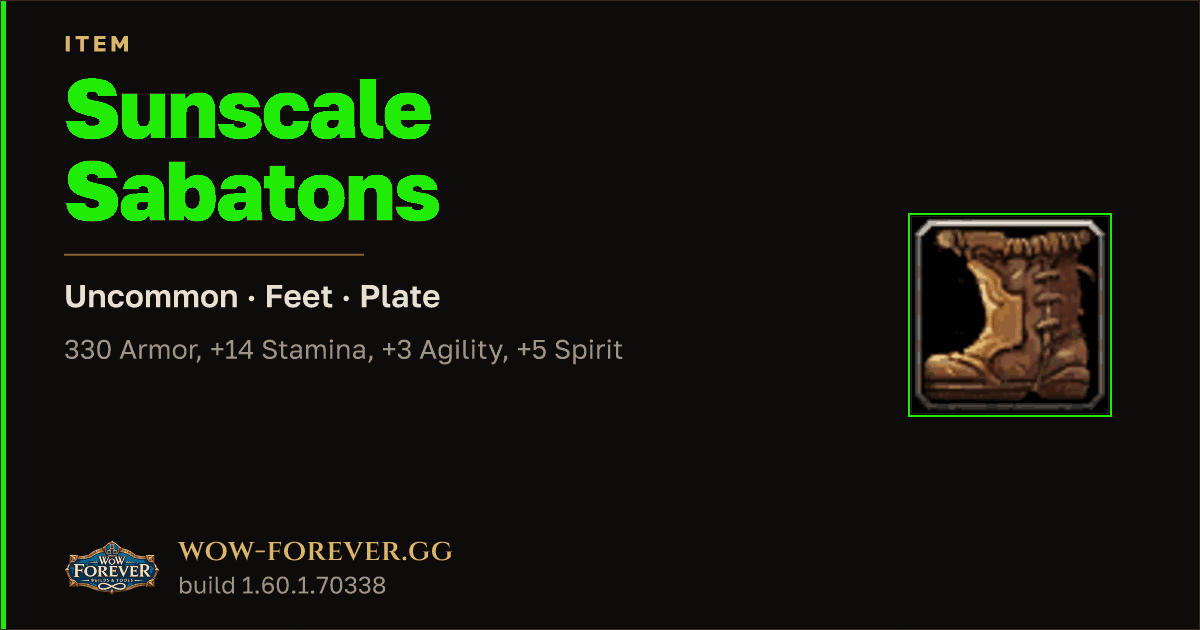 The preview card for Sunscale Sabatons