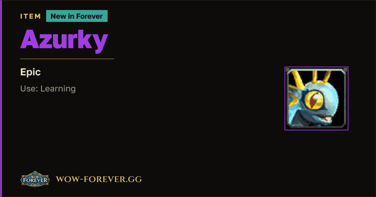 The preview card for Azurky