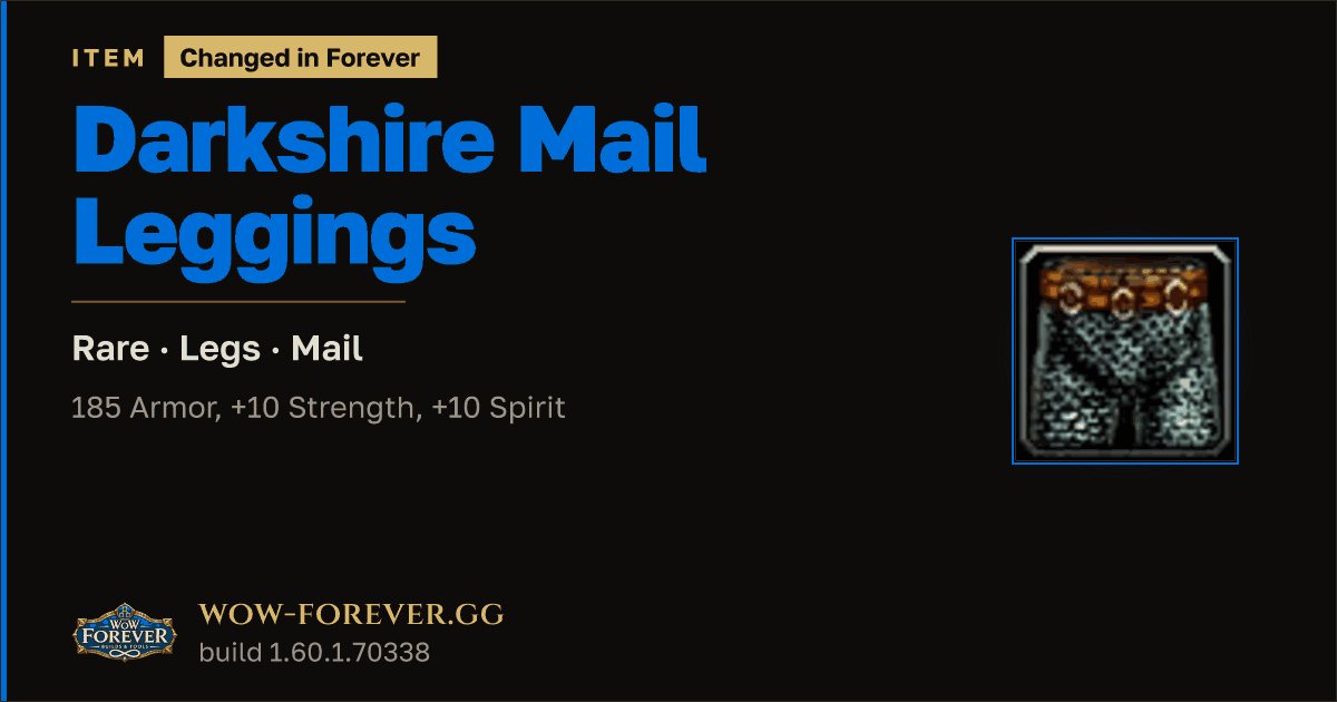 The preview card for Darkshire Mail Leggings