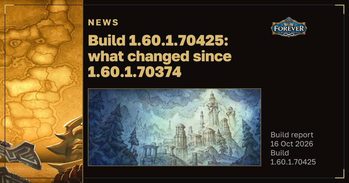 The preview card for Build 1.60.1.70425: what changed since 1.60.1.70374
