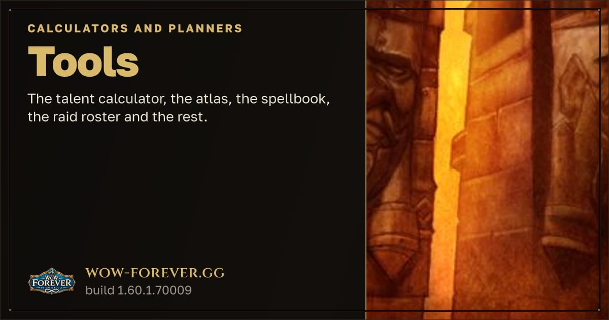 The preview card for Tools