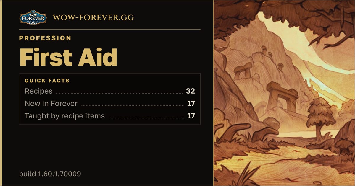The preview card for First Aid