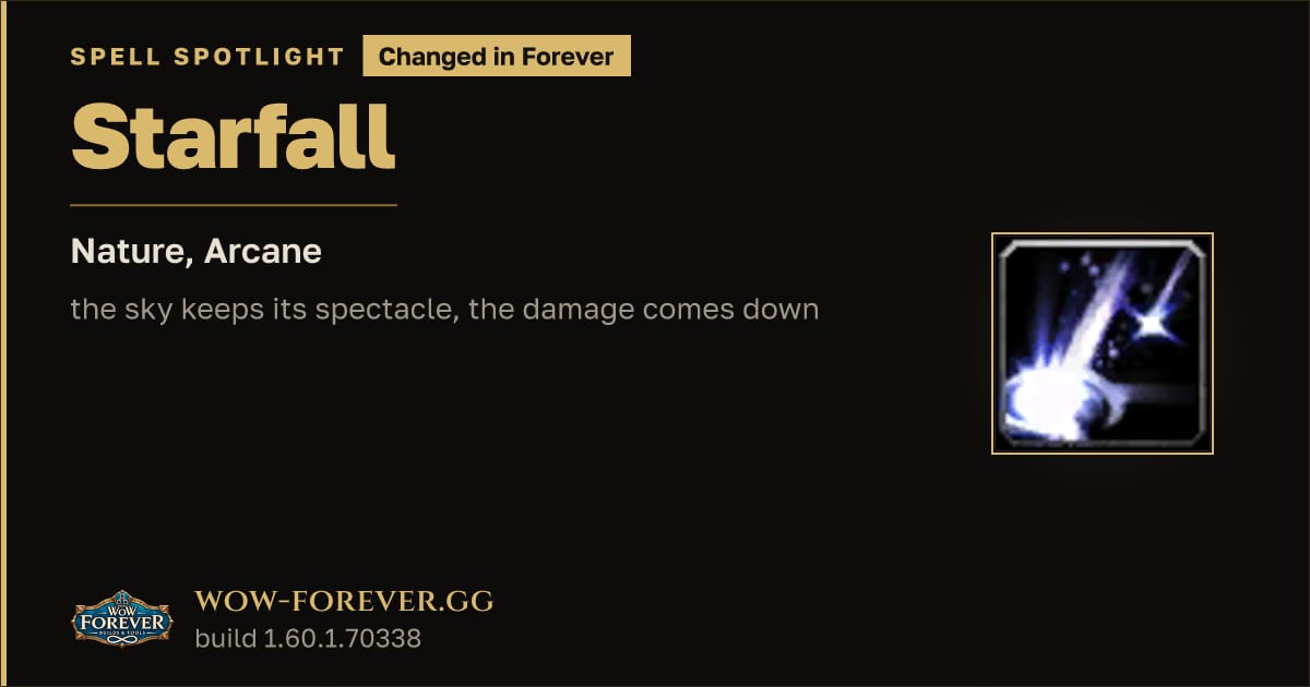 The preview card for Starfall: Classic vs Forever Changes