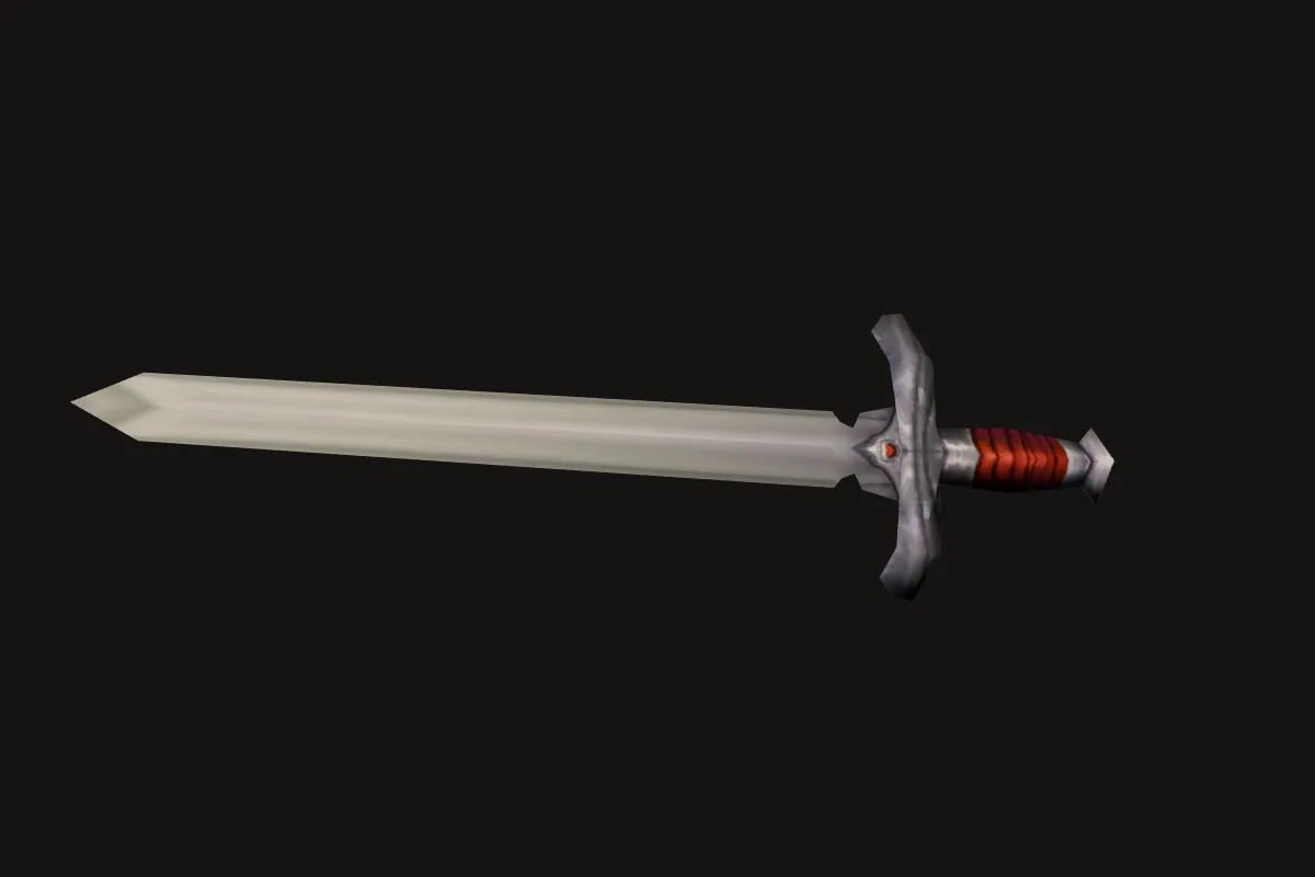 Ruby-Adorned Blade 3D model in WoW Forever